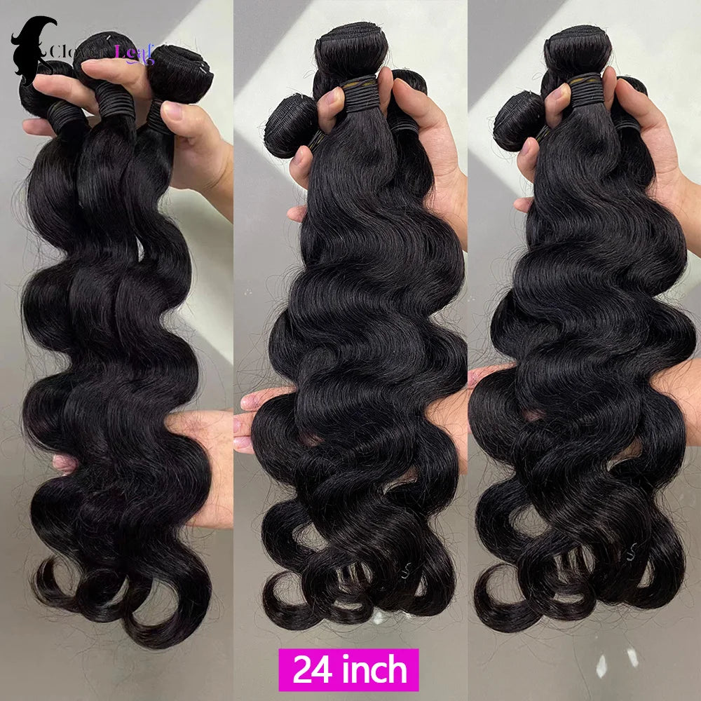 100% Raw Human Hair Body wave bundles