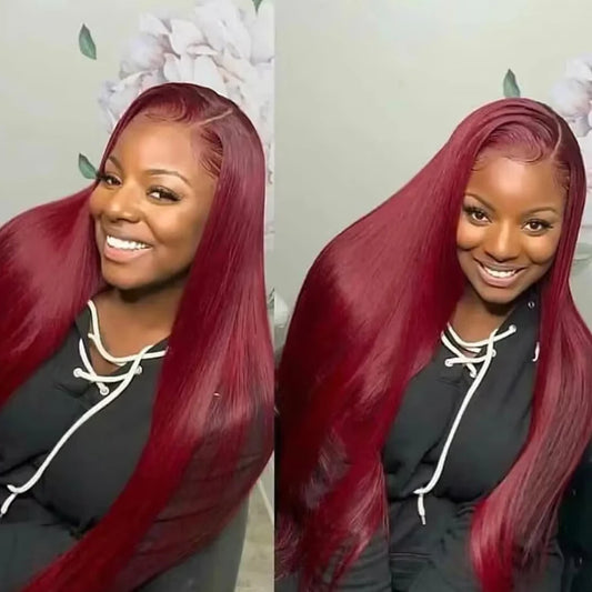 Cherry Red Lace Wig