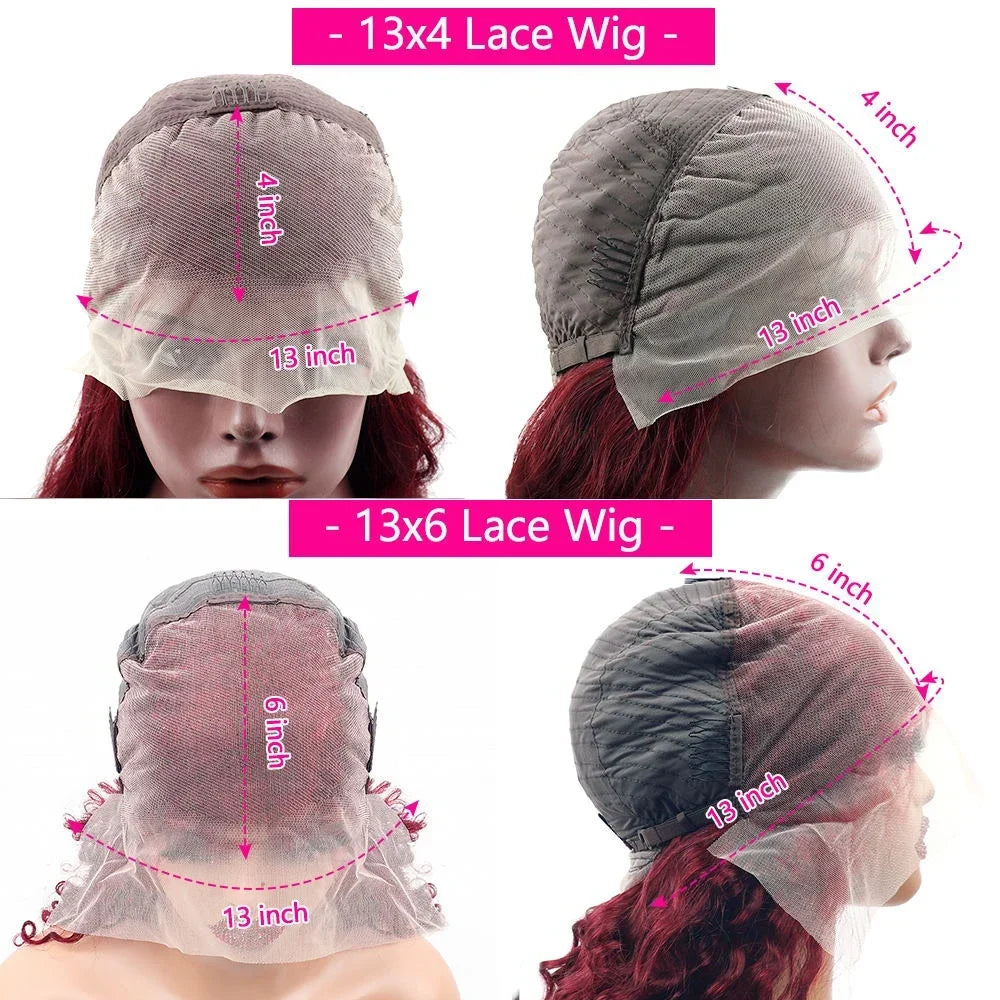 Cherry Red Lace Wig