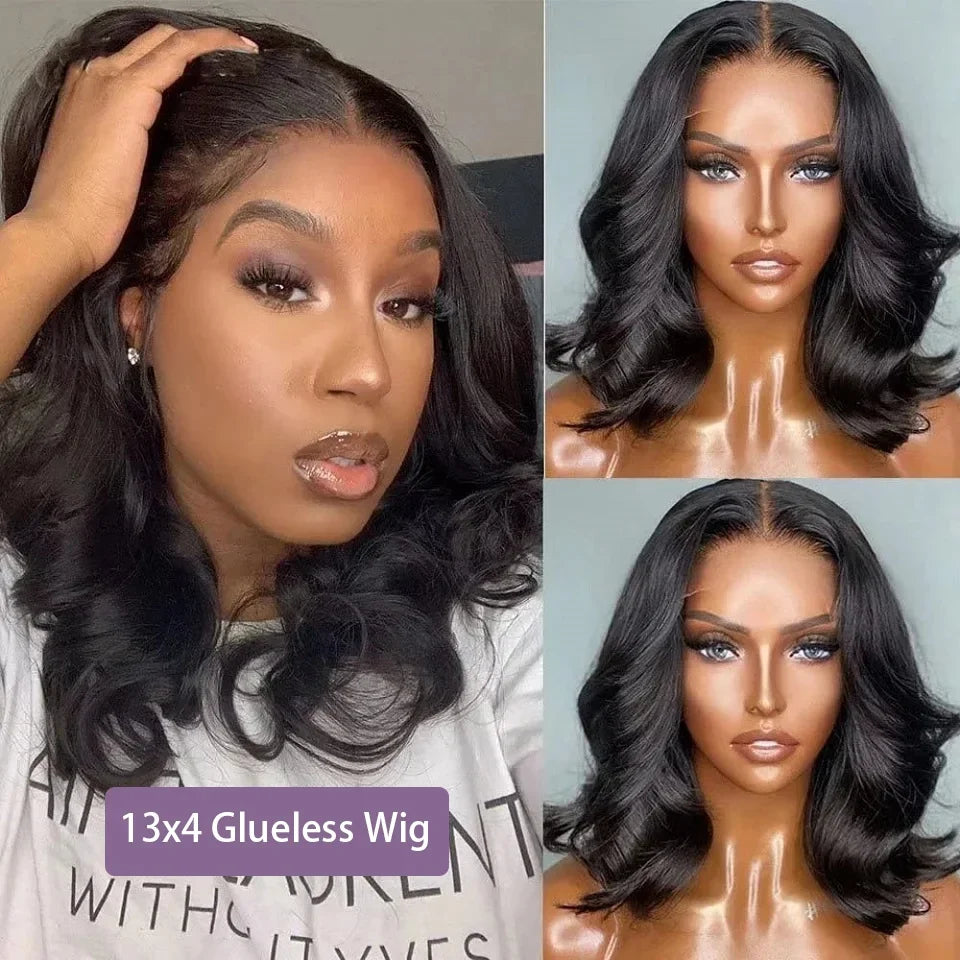 Bob Wig Body Wave Glueless Wig Human Hair Brazilian