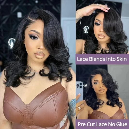 Bob Wig Body Wave Glueless Wig Human Hair Brazilian