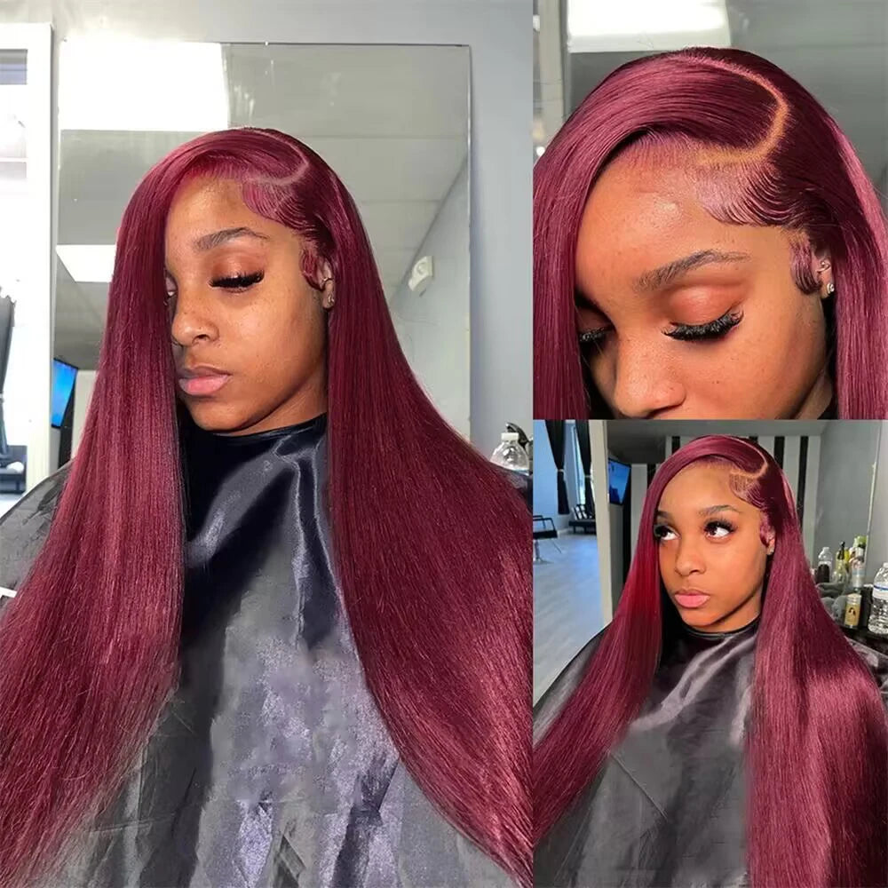 Cherry Red Lace Wig